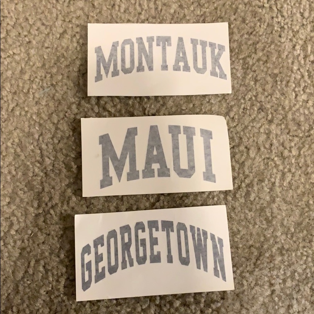 Brandy Melville Iron oh Stickers